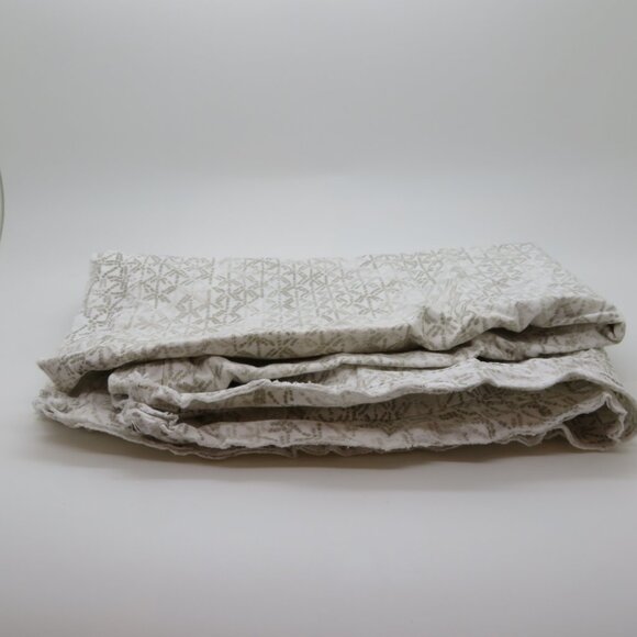 Twin Duvet Garment Washed Standard Sham Taupe Casual Cover 2 Piece Open Package - Picture 5 of 12